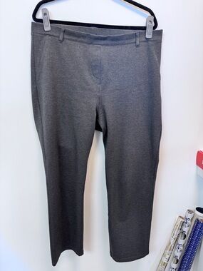 Quince Ultra Stretch Ponte Pants, XL, charcoal